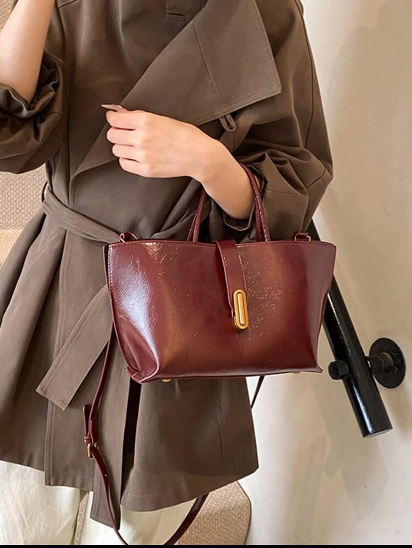 Sac à main élégant - Modèle bordeaux