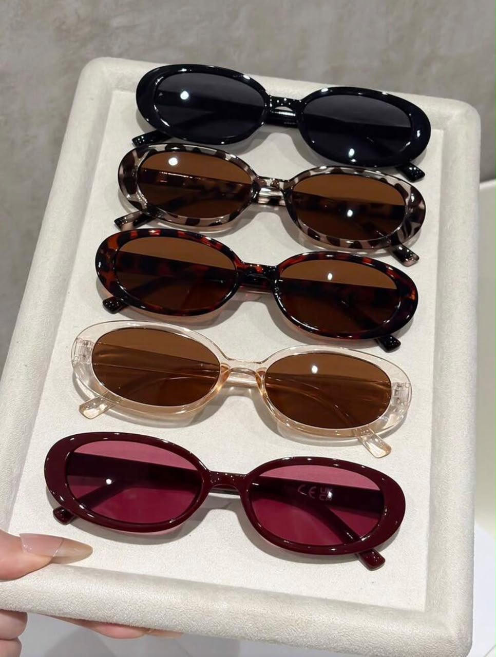 Lunettes de Soleil Ovales - Tendance