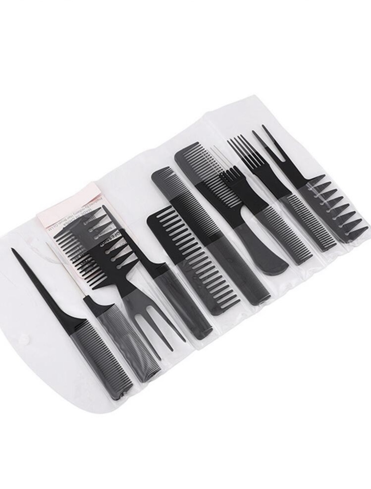 Kit de 10 peignes de coiffure